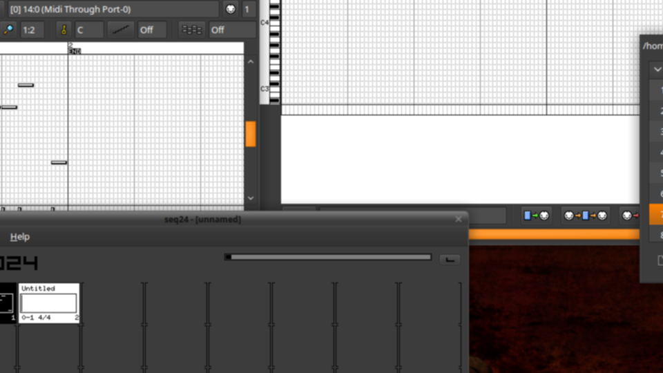 screenshot de seq24